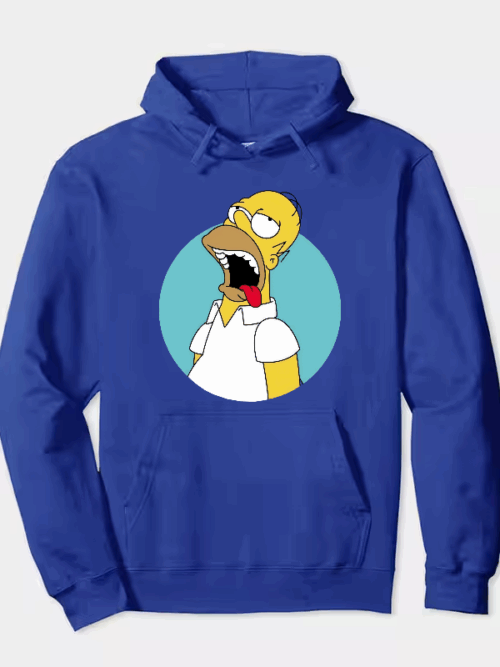 Homer Simpson Classic Cartoon Hoodie
