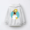 Homer Simpson Classic Cartoon Kids Hoodie
