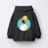 Homer Simpson Classic Cartoon Kids Hoodie