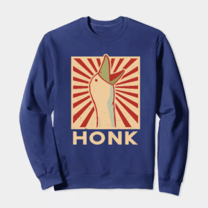 Honk Duck Funny Meme Crewneck Sweatshirt