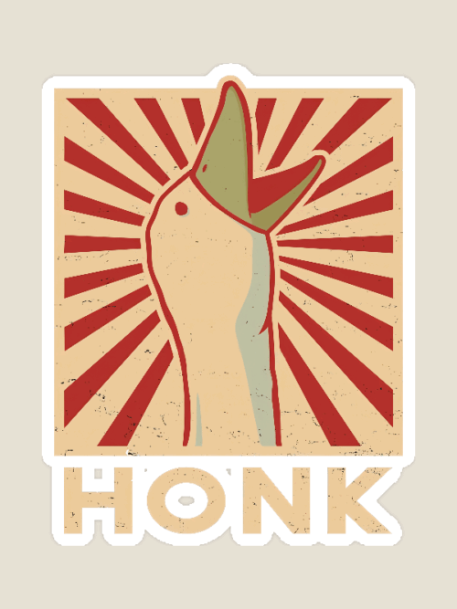 Honk Duck Funny Meme Sticker