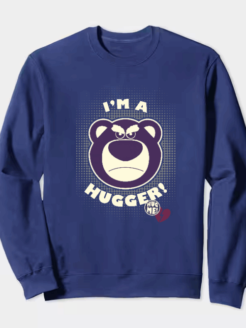 I Am Hugger Bear Cute Crewneck Sweatshirt
