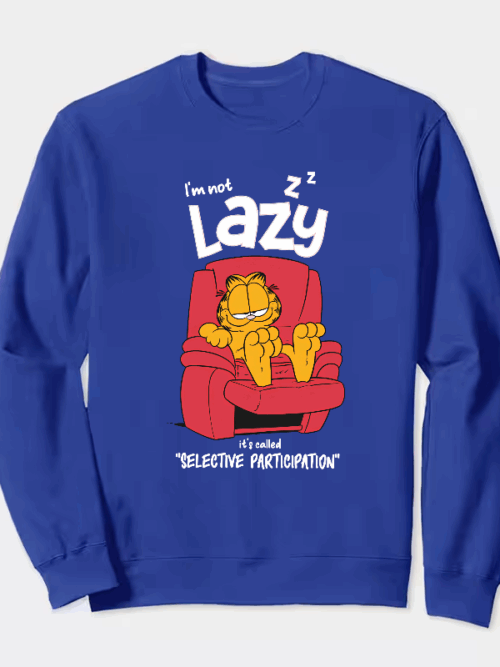 I am not lazy garfield Crewneck Sweatshirt