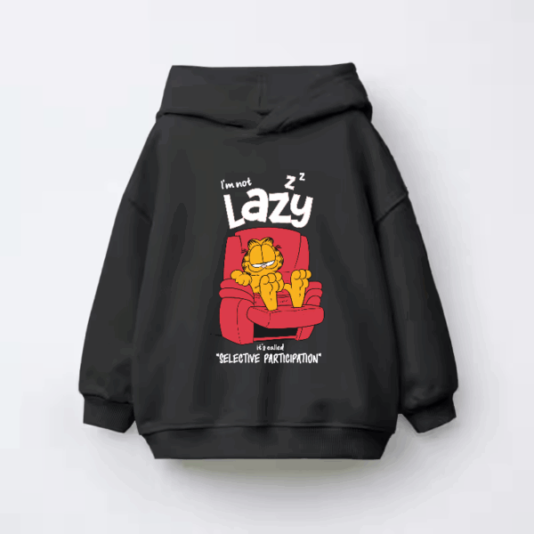 I am not lazy garfield Kids Hoodie