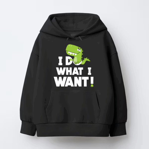 I Do What I Want Green Crocodile Hoodie