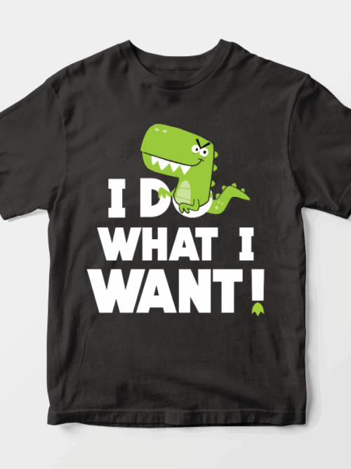 I Do What I Want Green Crocodile Unisex T-Shirt