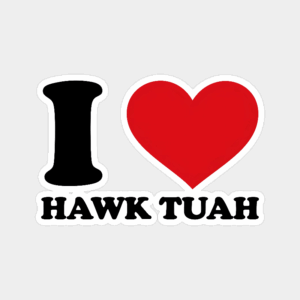 I Love Hawk Tuah Sticker