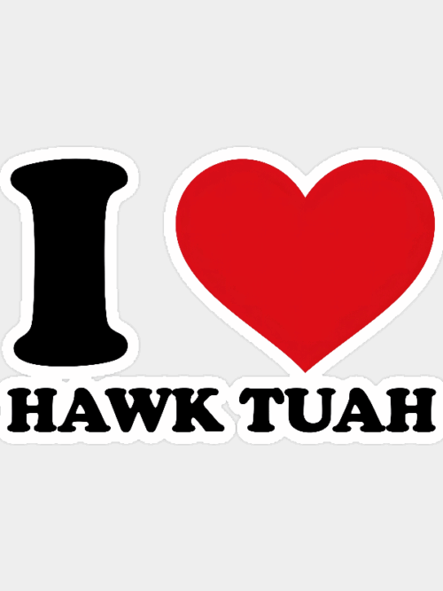 I Love Hawk Tuah Sticker
