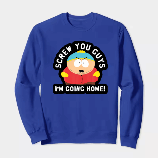 Iconic Exit Eric Cartman South Park Crewneck Sweatshirt