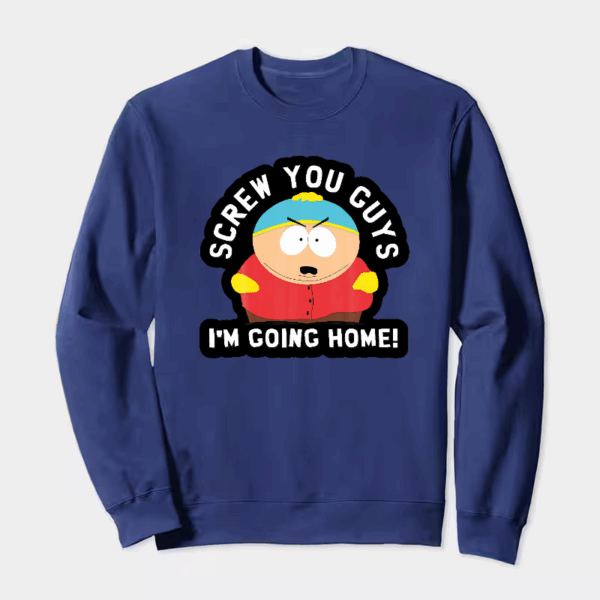 Iconic Exit Eric Cartman South Park Crewneck Sweatshirt