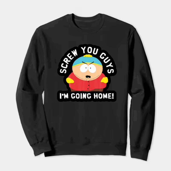 Iconic Exit Eric Cartman South Park Crewneck Sweatshirt