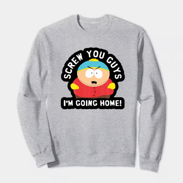 Iconic Exit Eric Cartman South Park Crewneck Sweatshirt