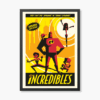 Incredibles Family Retro Power Pose Poster