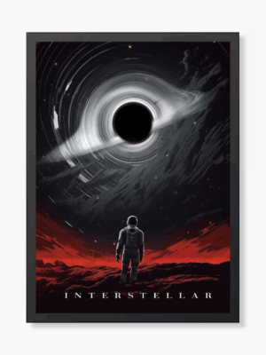 Interstellar Black Hole Cosmic Depths Poster