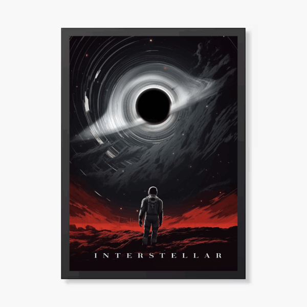 Interstellar Black Hole Cosmic Depths Poster