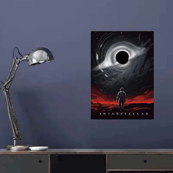 Interstellar Black Hole Cosmic Depths Poster