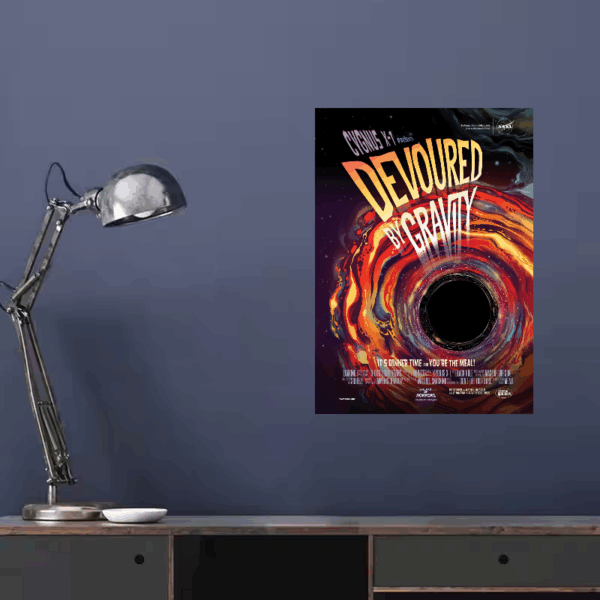 Into the Abyss Devoured by Gravity Poster