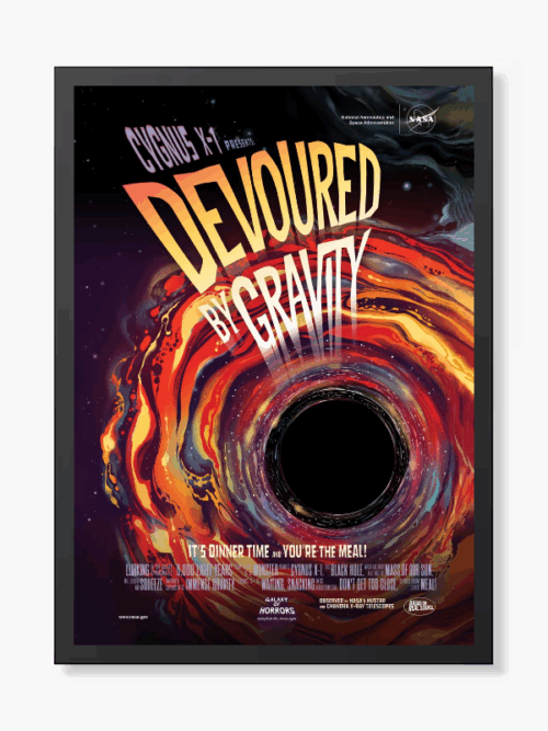 Into the Abyss Devoured by Gravity Poster