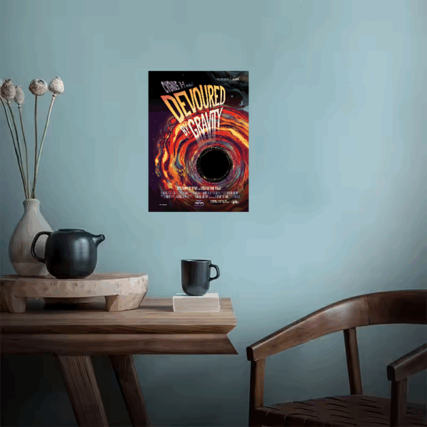 Into the Abyss Devoured by Gravity Poster