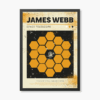 James Webb Deep Space Vision Poster