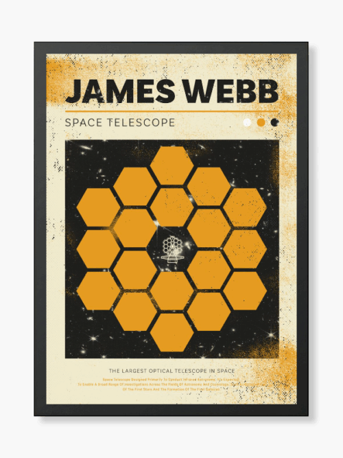 James Webb Deep Space Vision Poster