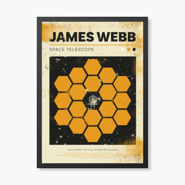 James Webb Deep Space Vision Poster