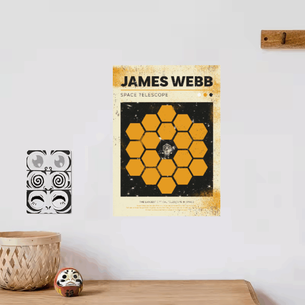 James Webb Deep Space Vision Poster