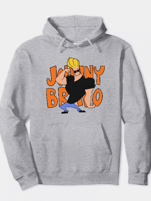 Johnny Bravo Cartoon Swagger  Hoodie