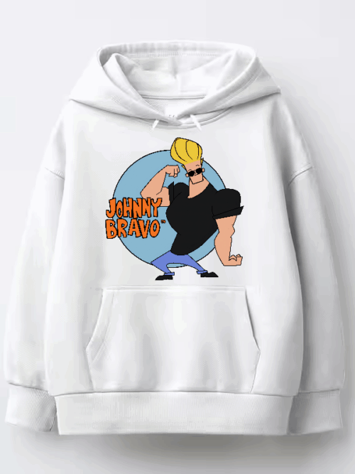 Johnny Bravo Cool Dude Cartoon Hoodie