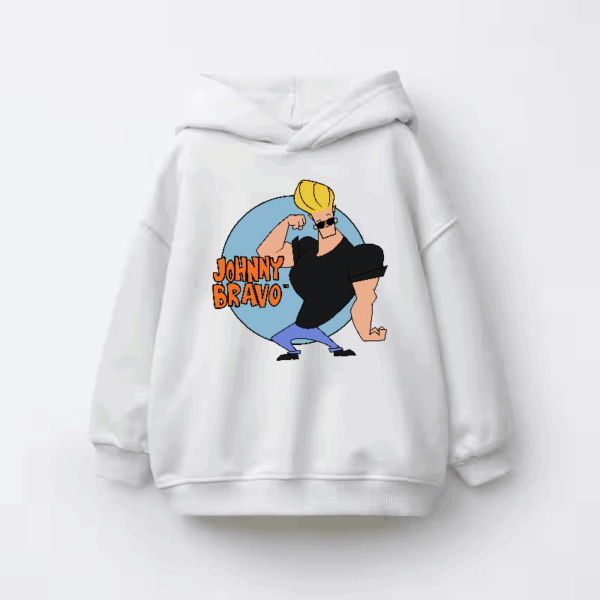 Johnny Bravo Cool Dude Cartoon Kids Hoodie