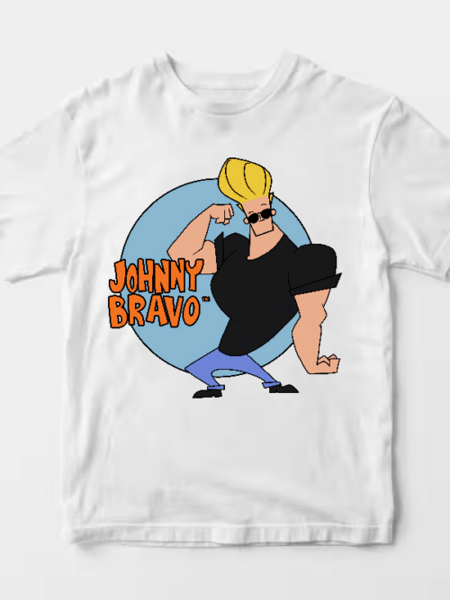 Johnny Bravo Cool Dude Cartoon Unisex T-Shirt