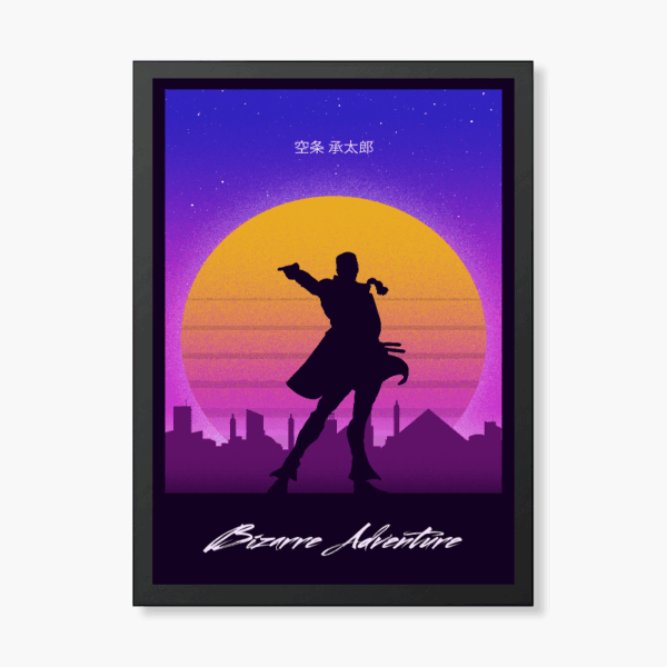 JoJo Bizarre Retro Wave Stand Power Poster