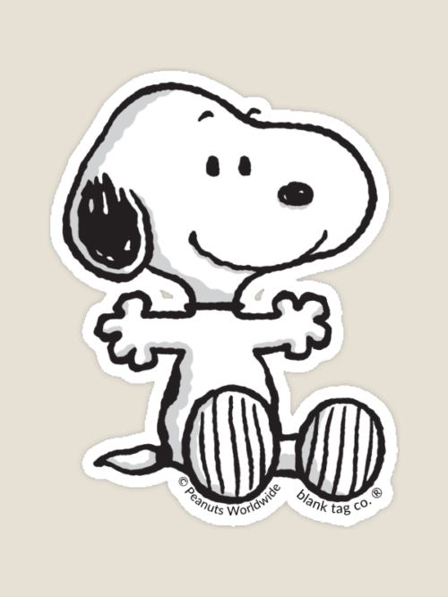 Joy Mode Snoopy Peanuts Sticker