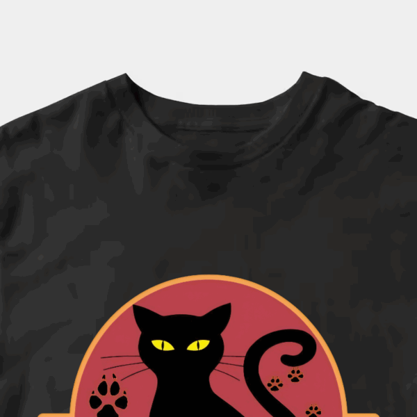 Jurassic Black Cat Prehistoric Pounce Mode Unisex T-Shirt