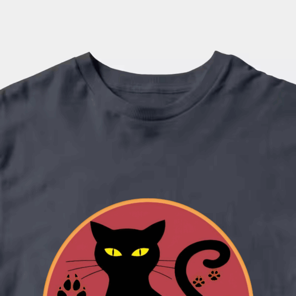 Jurassic Black Cat Prehistoric Pounce Mode Unisex T-Shirt