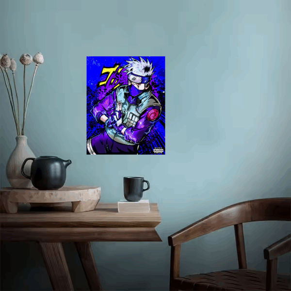 Kakashi Hatake The Copy Ninja Anime Poster