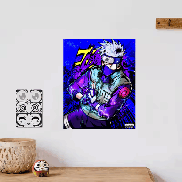 Kakashi Hatake The Copy Ninja Anime Poster