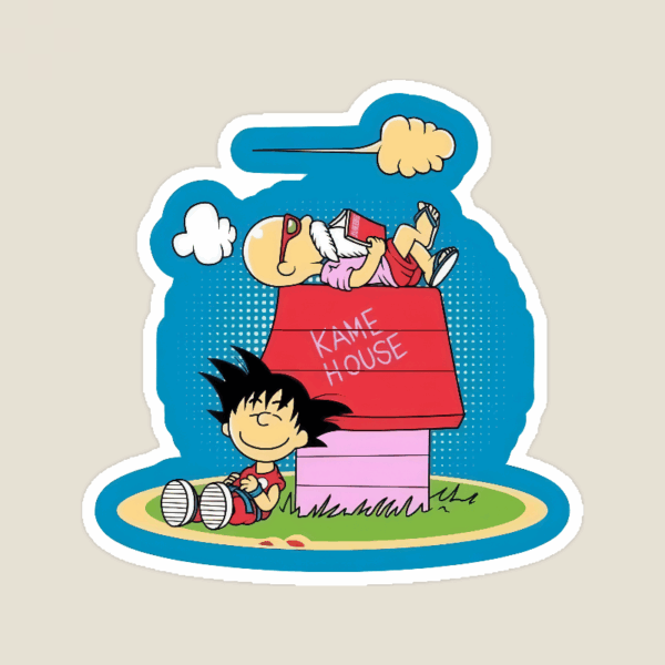 Kame House Dragon Ball Retro Island Sticker