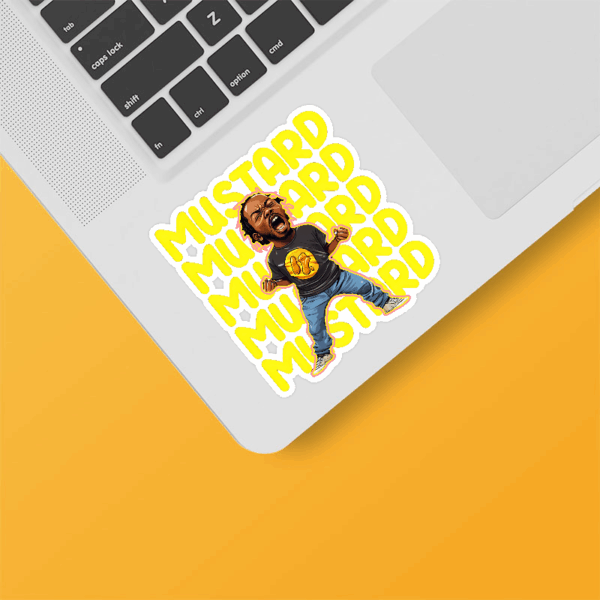 Kendrick Lamar Mustard Vibes Sticker