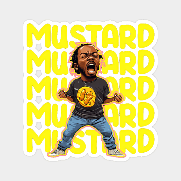 Kendrick Lamar Mustard Vibes Sticker