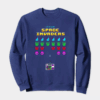 Keyboard Space Invaders Retro Gaming Crewneck Sweatshirt