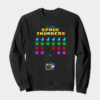 Keyboard Space Invaders Retro Gaming Crewneck Sweatshirt