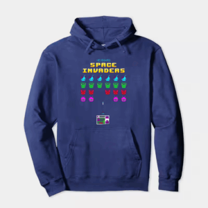 Keyboard Space Invaders Retro Gaming Hoodie
