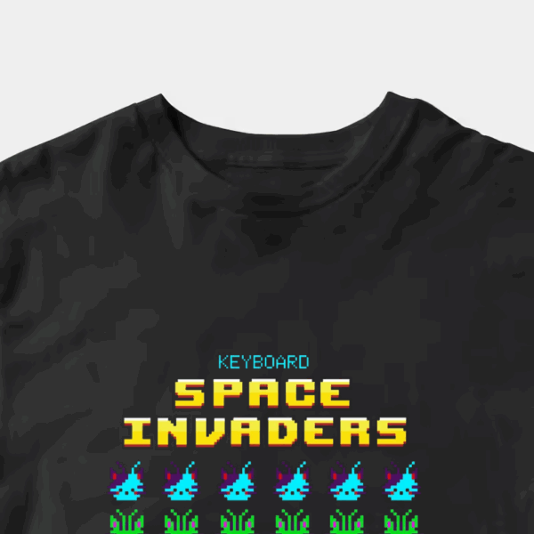 Keyboard Space Invaders Retro Gaming Unisex T-Shirt