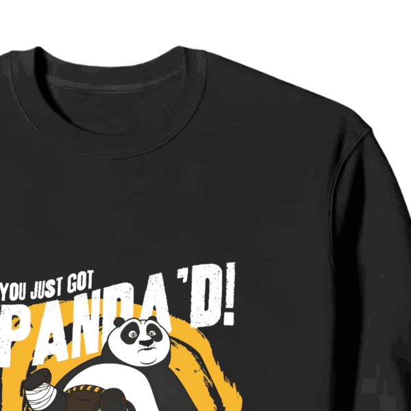 Kung Fu Guru Panda Delivers the Final Blow Crewneck Sweatshirt