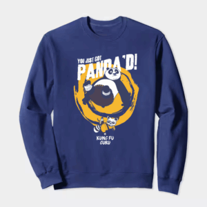 Kung Fu Guru Panda Delivers the Final Blow Crewneck Sweatshirt