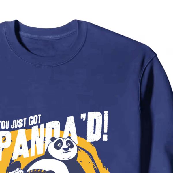 Kung Fu Guru Panda Delivers the Final Blow Crewneck Sweatshirt