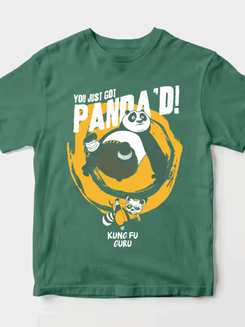 Kung Fu Guru Panda Delivers the Final Blow Unisex T-Shirt
