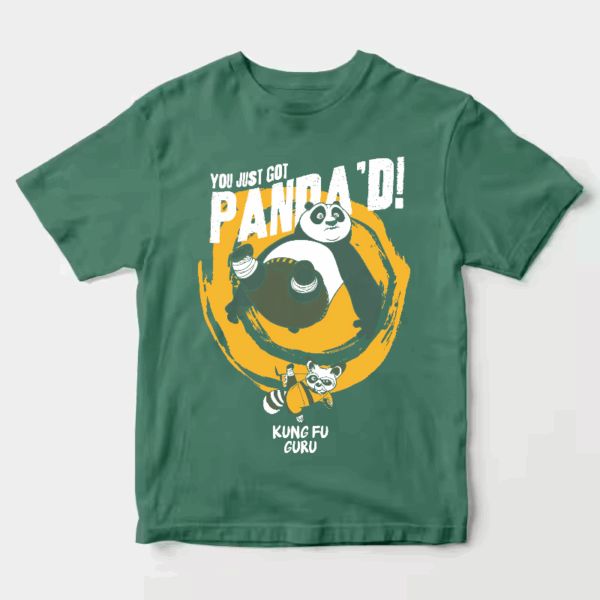 Kung Fu Guru Panda Delivers the Final Blow Unisex T-Shirt