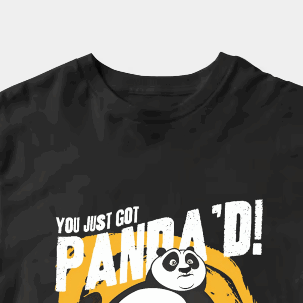 Kung Fu Guru Panda Delivers the Final Blow Unisex T-Shirt